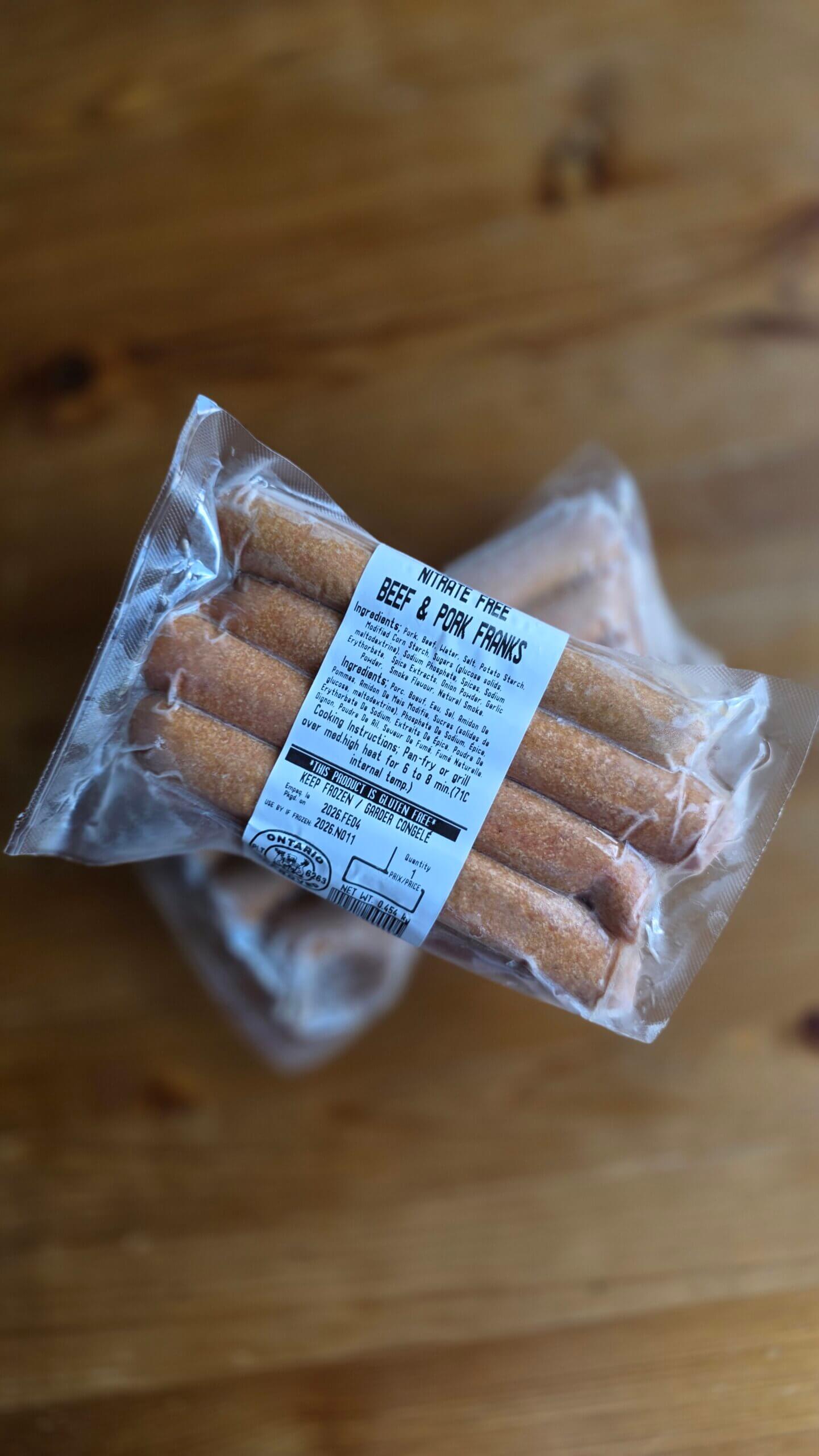 Beef & Pork Hot Dogs