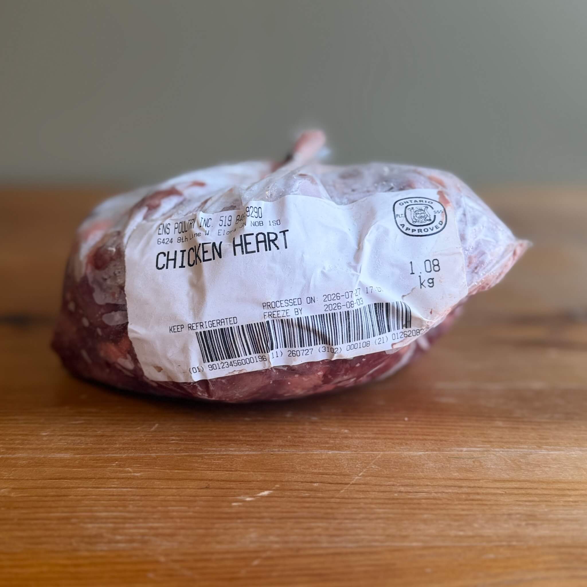 Chicken heart