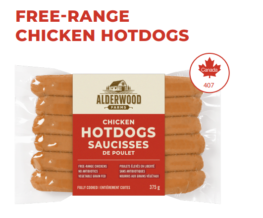 Free Range Chicken Hotdogs