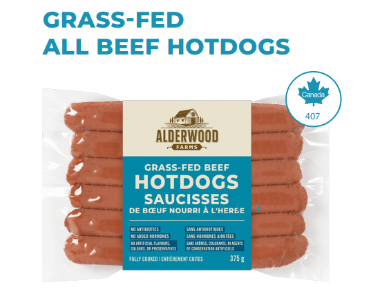 Grass Fed All Beef Hotdogs