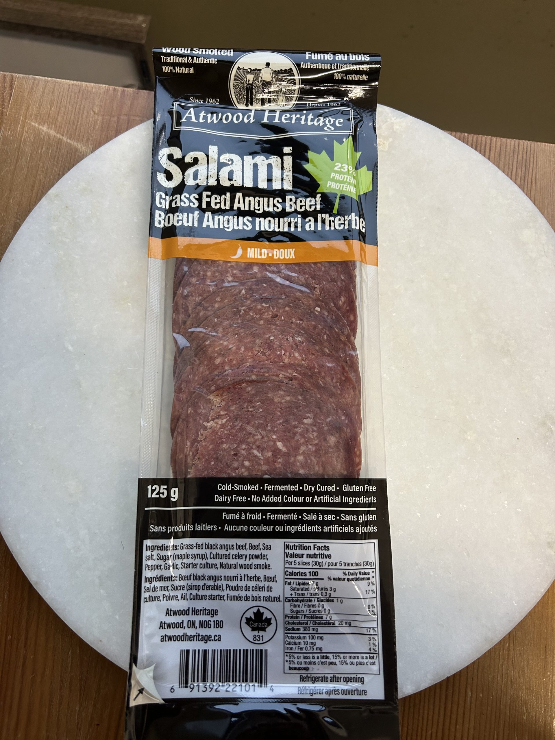 Salami Grass Fed Angus Beef